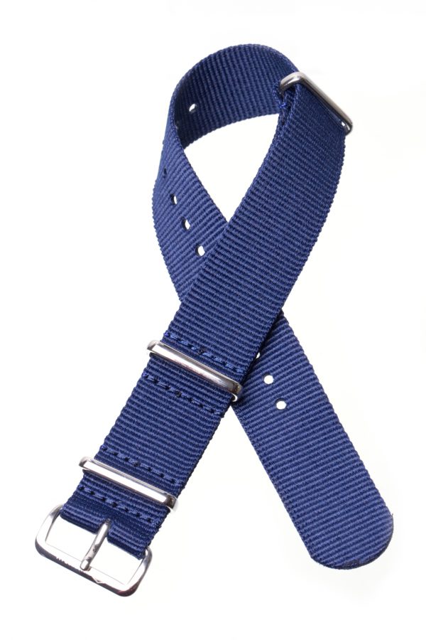 Dark Blue Nato Watch Strap - Image 2