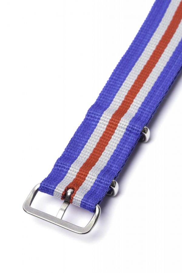 Blue, white & red Nato Watch Strap - Image 4