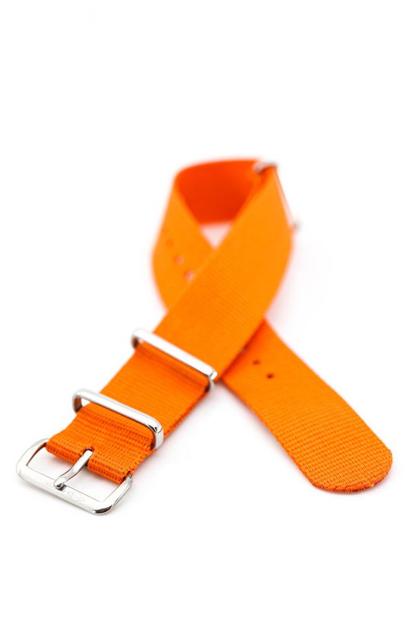 Orange Nato Watch Strap - Image 2