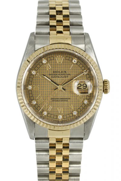 Rolex Datejust Ref. 16233 Houndstooth Dial