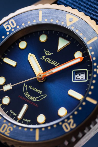 Squale 1521-026/A Blue Bronze