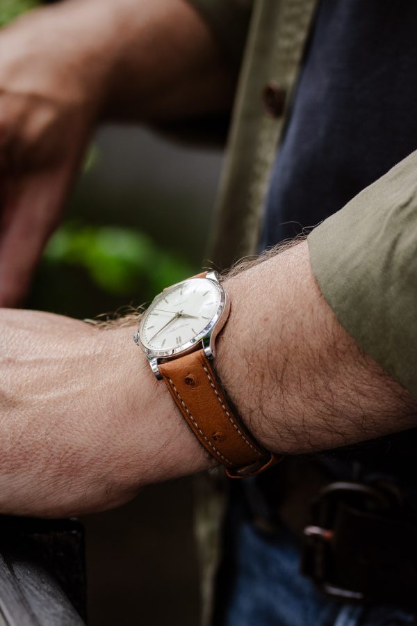Cognac Masai Leather Watch Strap - Image 3