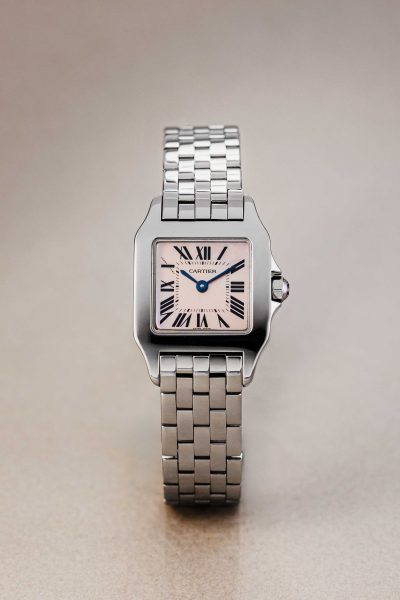 Cartier Demoiselle steel MOP