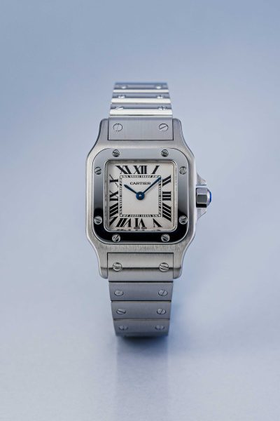 Cartier Santos steel pm