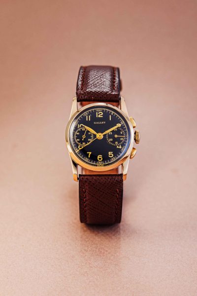 Gallet Baby Chronograph 14k yellow