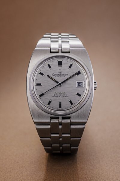 Omega Constellation steel sigma dial