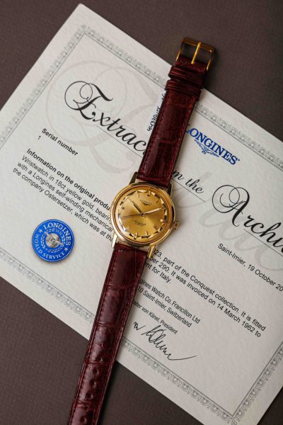 Longines Conquest 18K yellow ref.9021