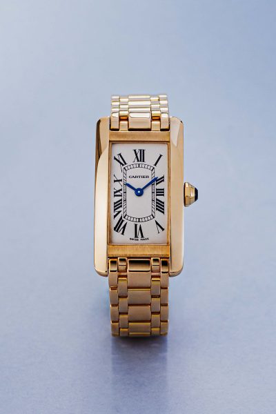 Cartier Tank Américaine 18k yellow gold + SP