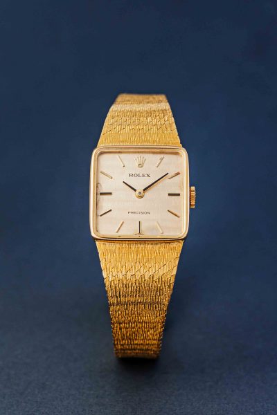 Rolex Precision 18k yellow gold