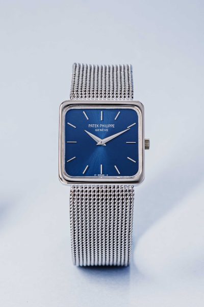 Patek Philippe 18k white gold Ref. 4222 + P & SP