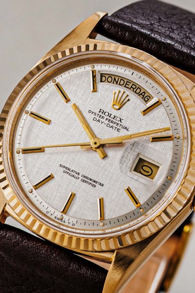 Rolex Day-Date Linen dial Ref. 1803 Dutch Day-Disk