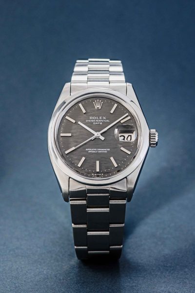 Rolex Date Grey Shantung Ref. 1500