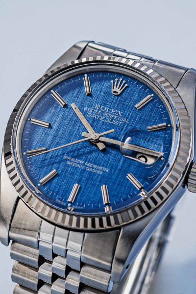 Rolex Datejust Blue linen dial. Ref.16014