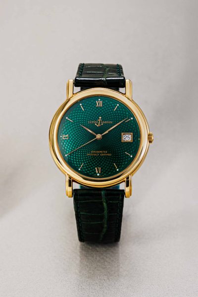 Ulysse Nardin San Marco 18k. green enamel dial Ref. 131.779.