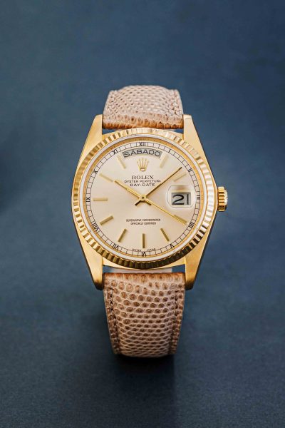 Rolex Daydate Spanish day index Ref.18038