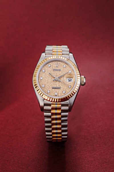 Rolex Lady Tri-Dor Ref. 69179 B+P
