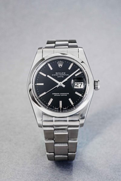 Rolex Date black dial. Ref. 1500