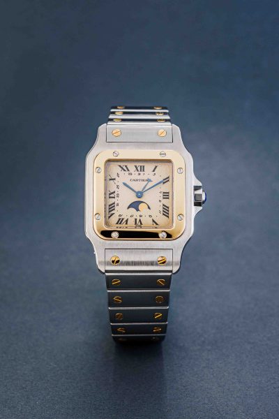 Cartier Santos Galbee Moonphase Ref.11901 02059 + SP