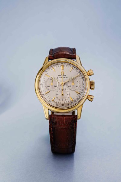 Omega 18K Seamaster Chronograph Ref. 105.001 B+P