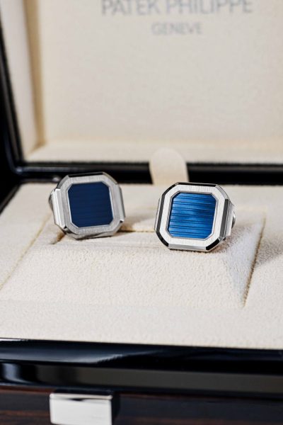 Patek Philippe cufflinks Cubiteus +box